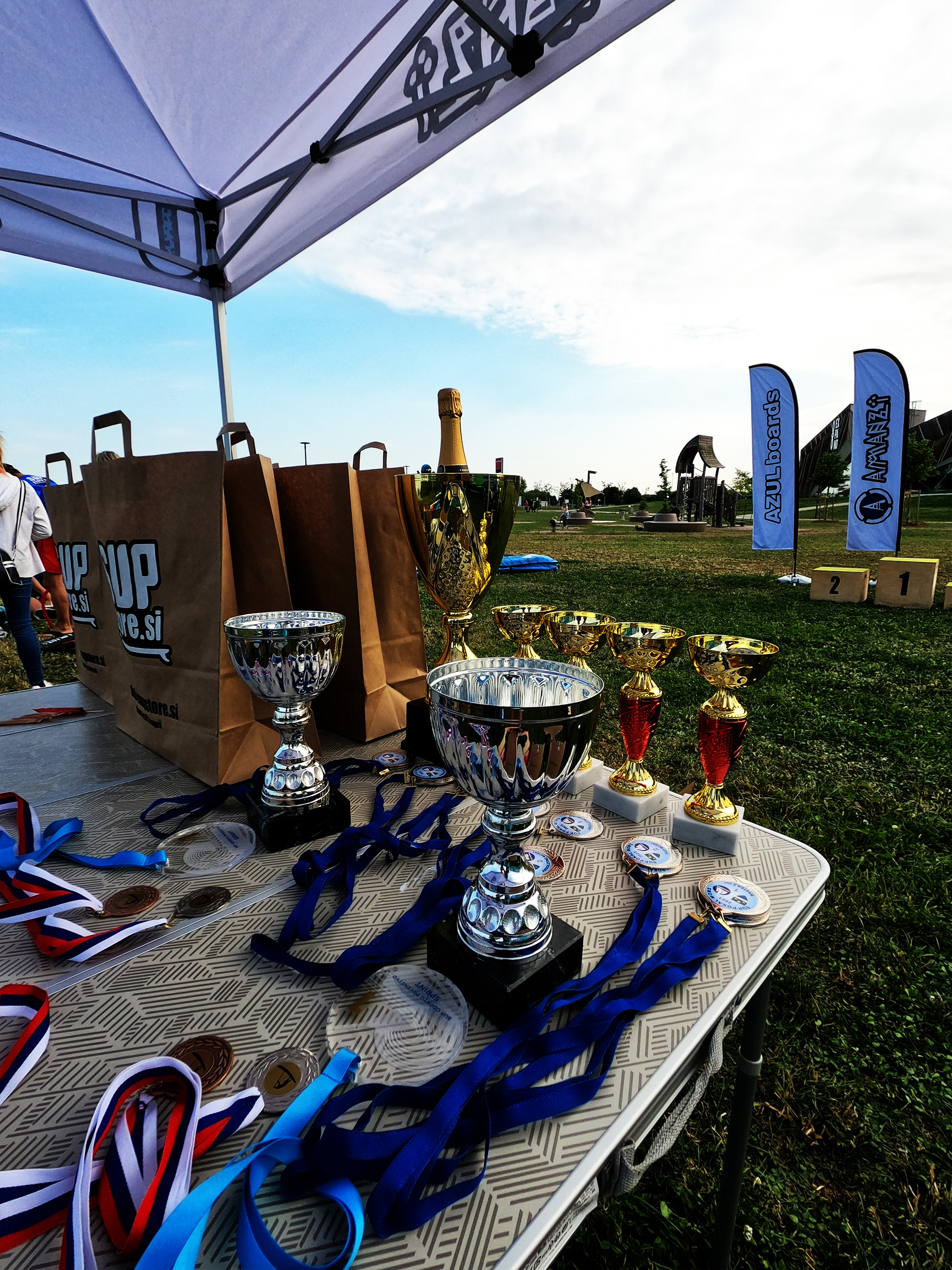 SRL Trophy awarded for Inflatable SUP Racing League, celebrating excellence in inflatable stand-up paddleboard racing.