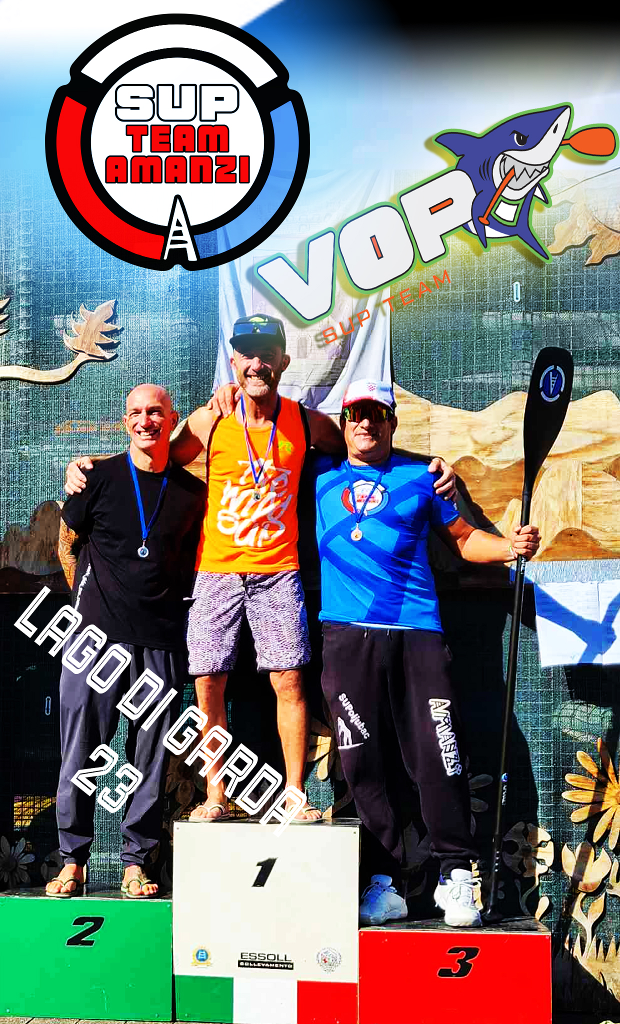 A.S.D. GARDA PADDLE Grand Finale! Exciting victory in the 10 km Race on Lake Garda. Amanzi Sup Team shines, claiming multiple medals